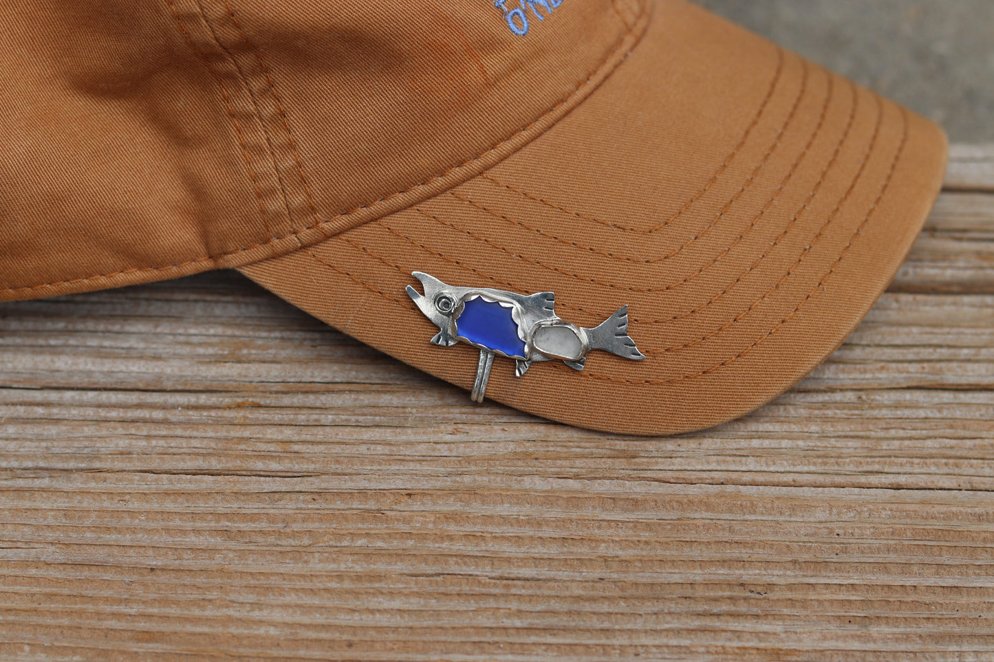 Multi Sea Glass Brim Fin (Duckbill Hat)