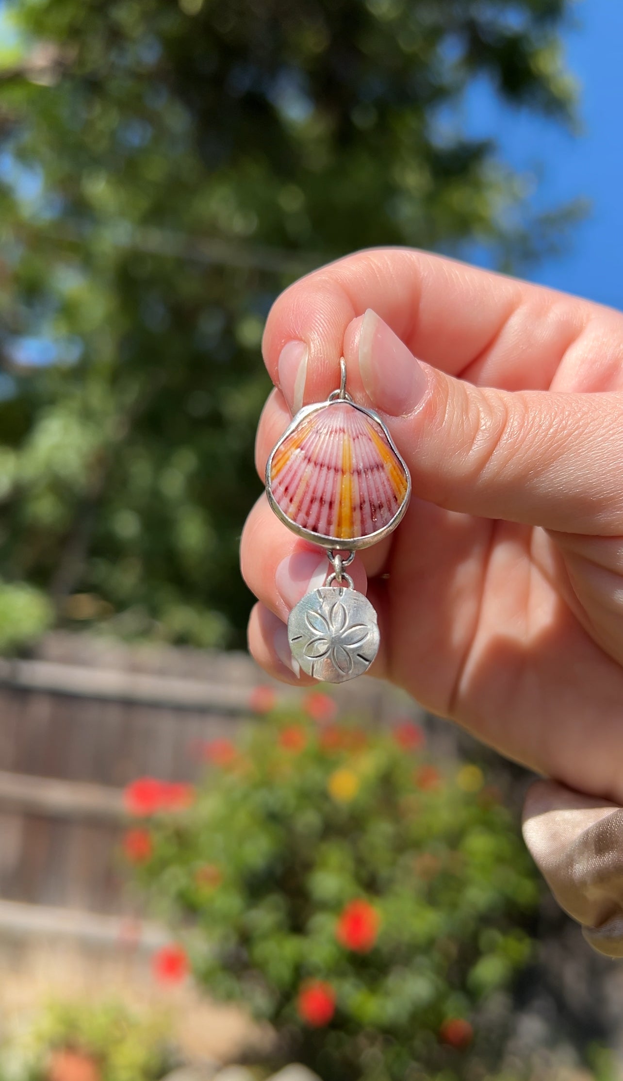 Sand Dollar Charm Necklace