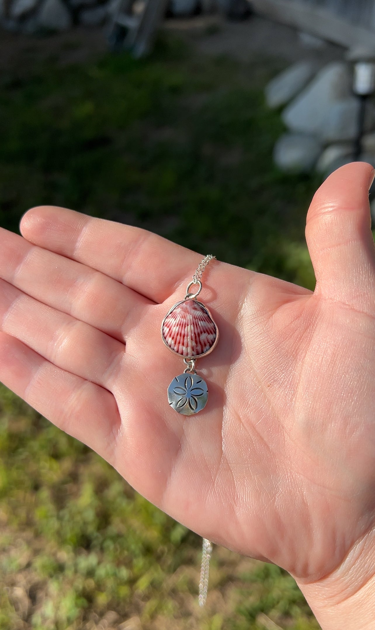 Sand Dollar Charm Necklace