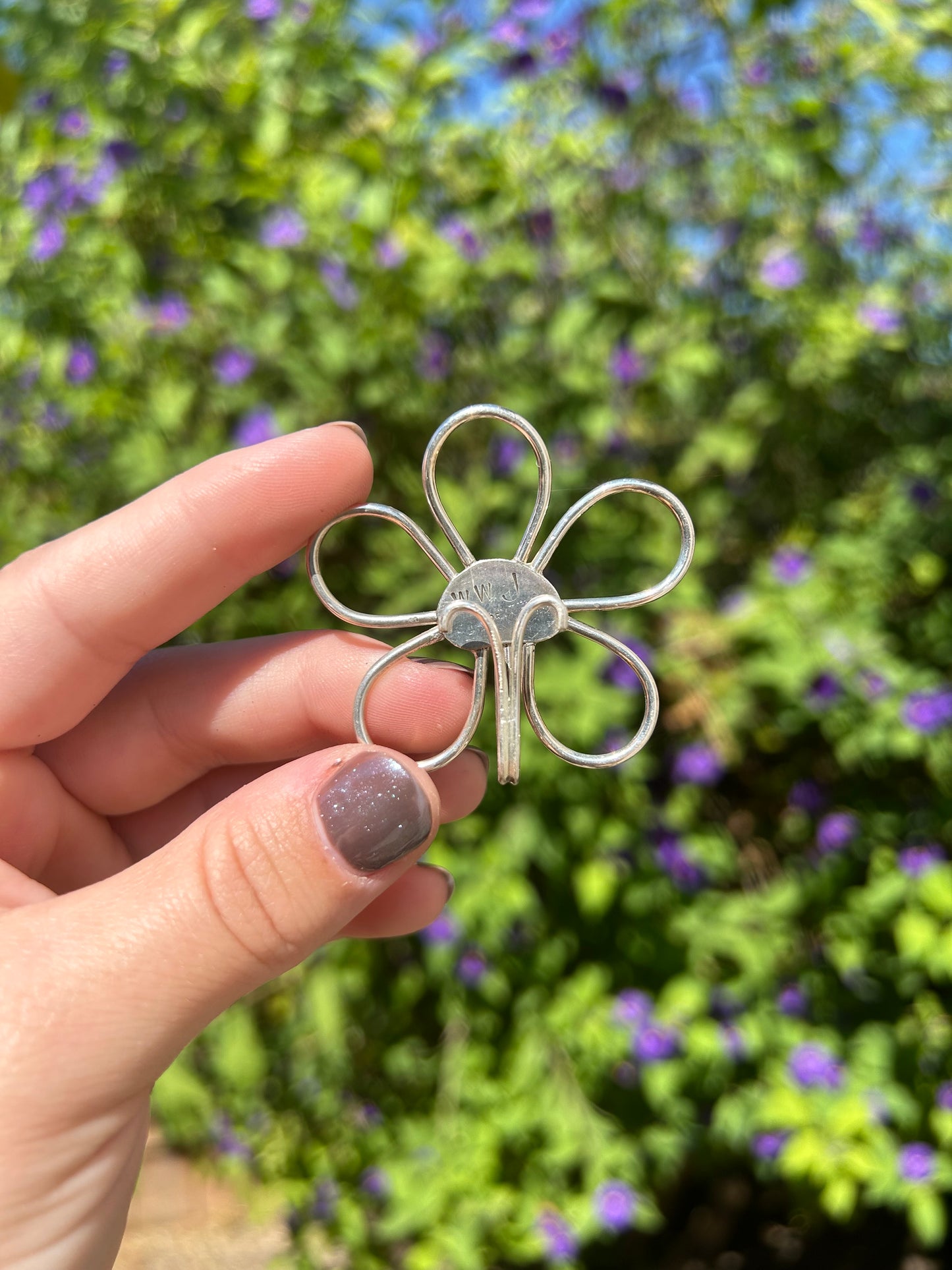 Clear Sea Glass Clip