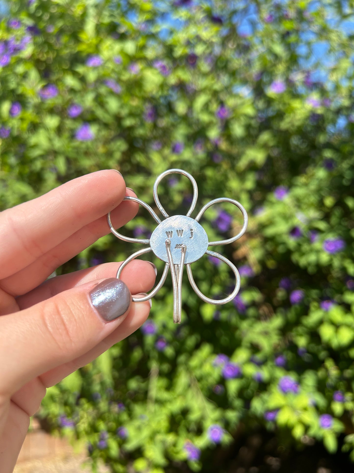 Decorative Clear Sea Glass Clip
