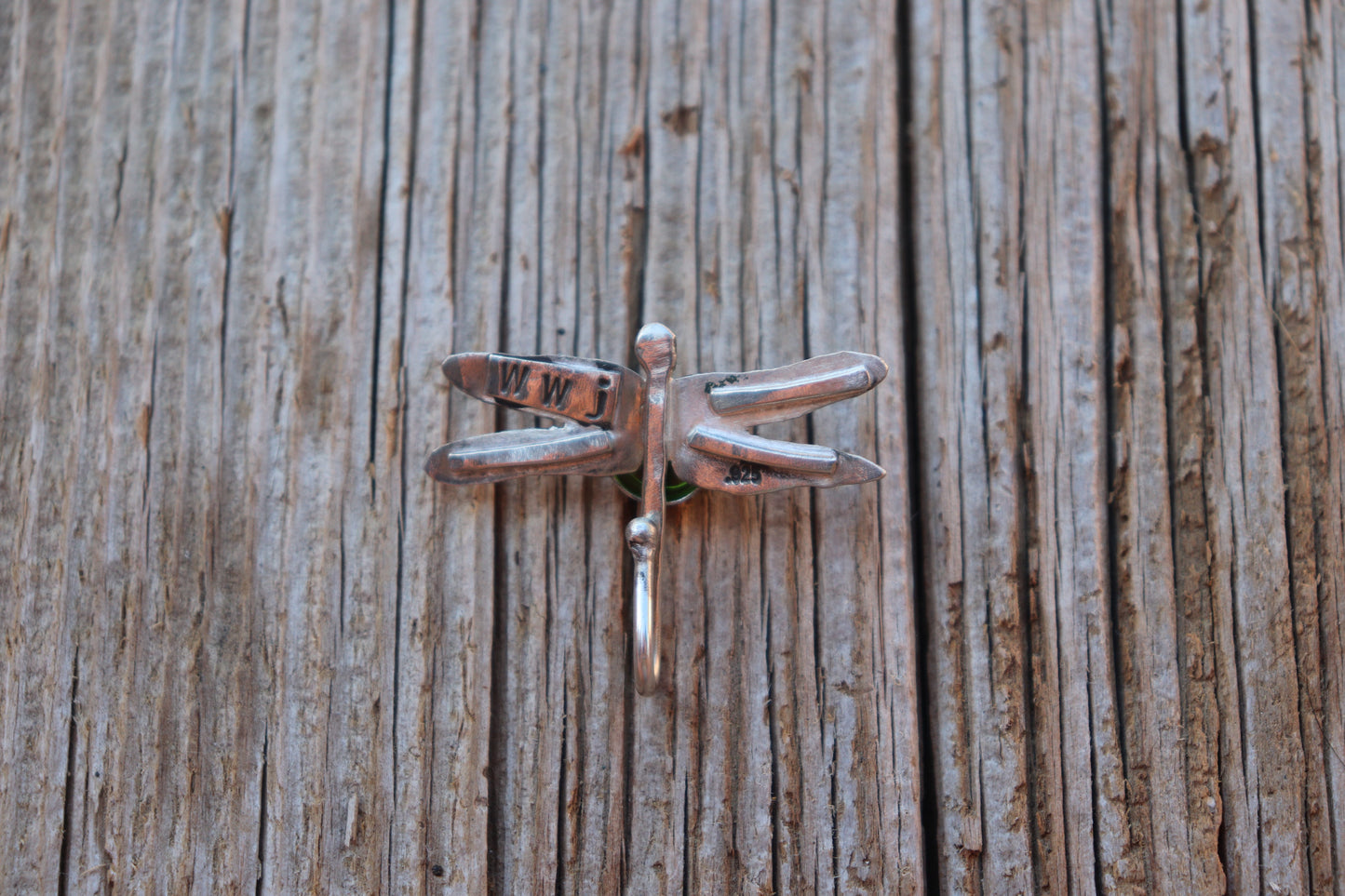 Turquoise Dragonfly Hat Clip (Baseball Cap)