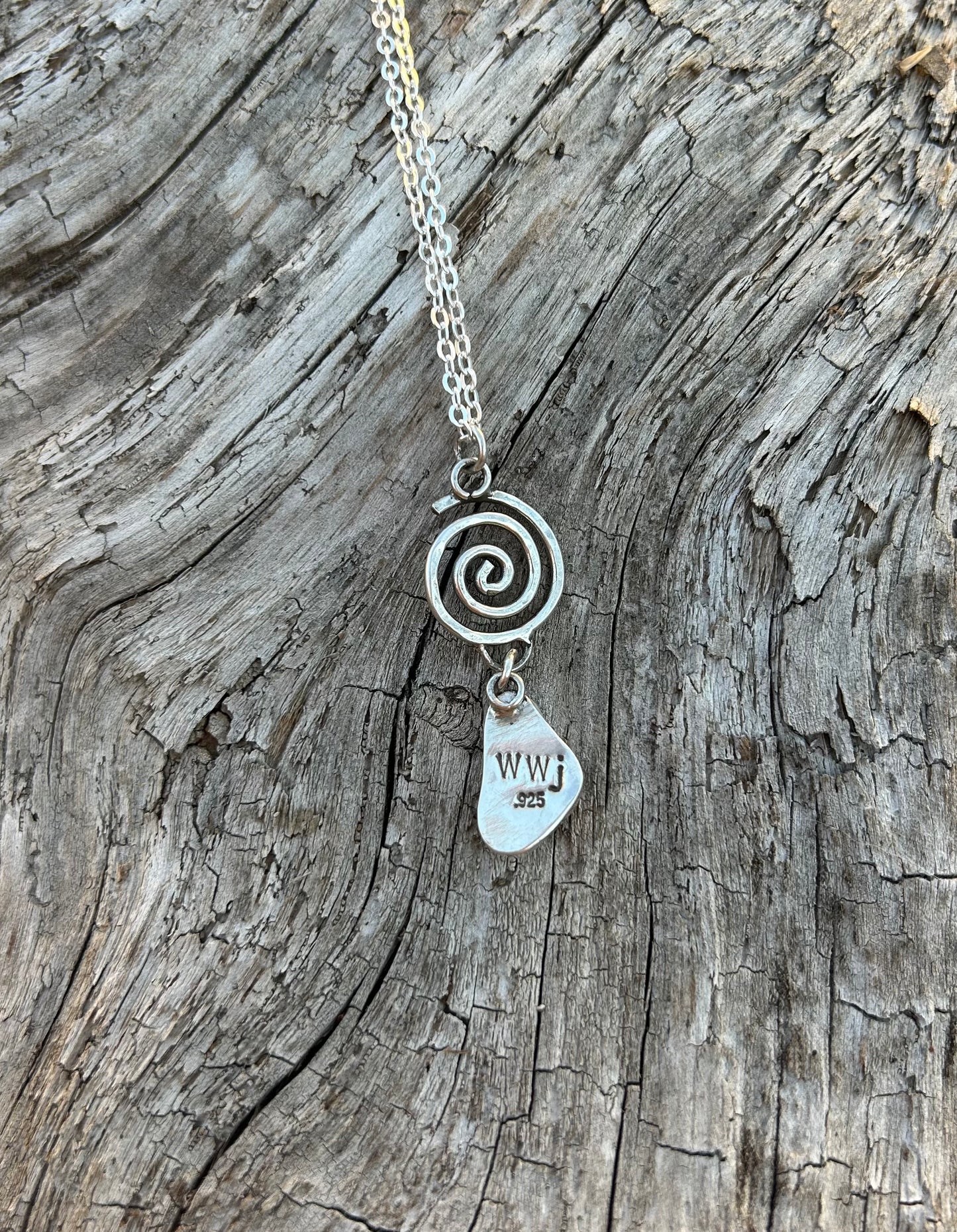 Spiral Charm Necklace