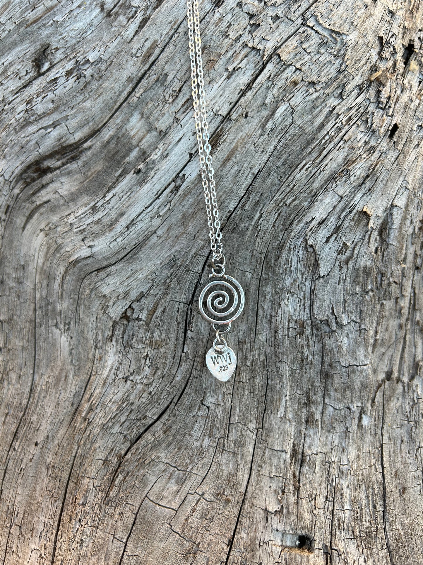 Spiral Charm Necklace