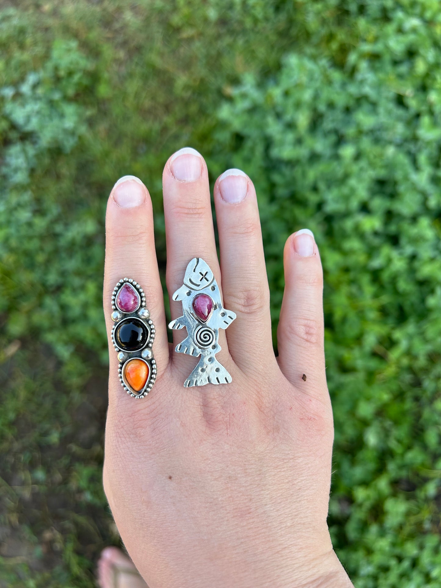 Spooky Multi Stone Made to Size Ring