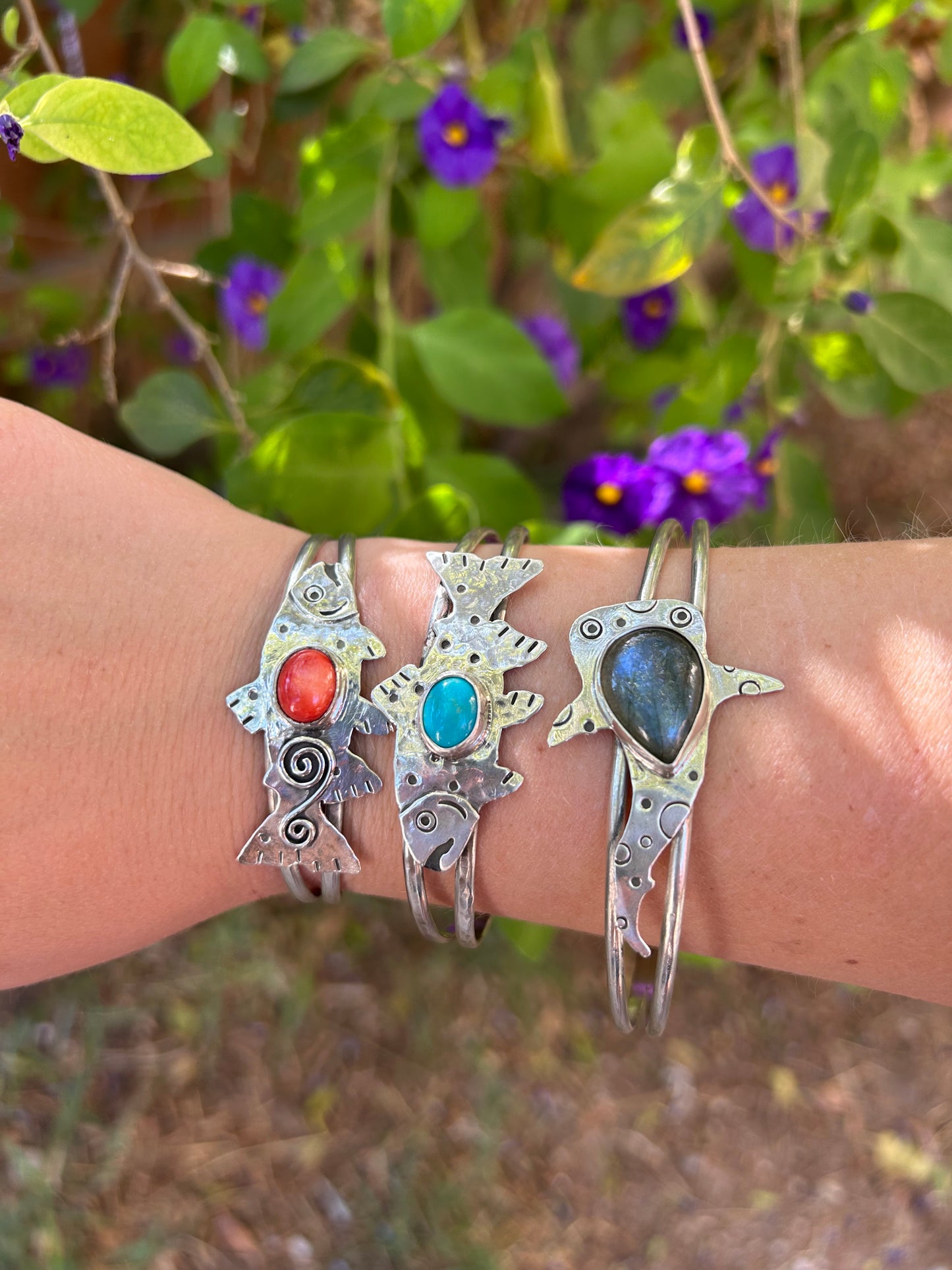 Labradorite Whale Shark Cuff