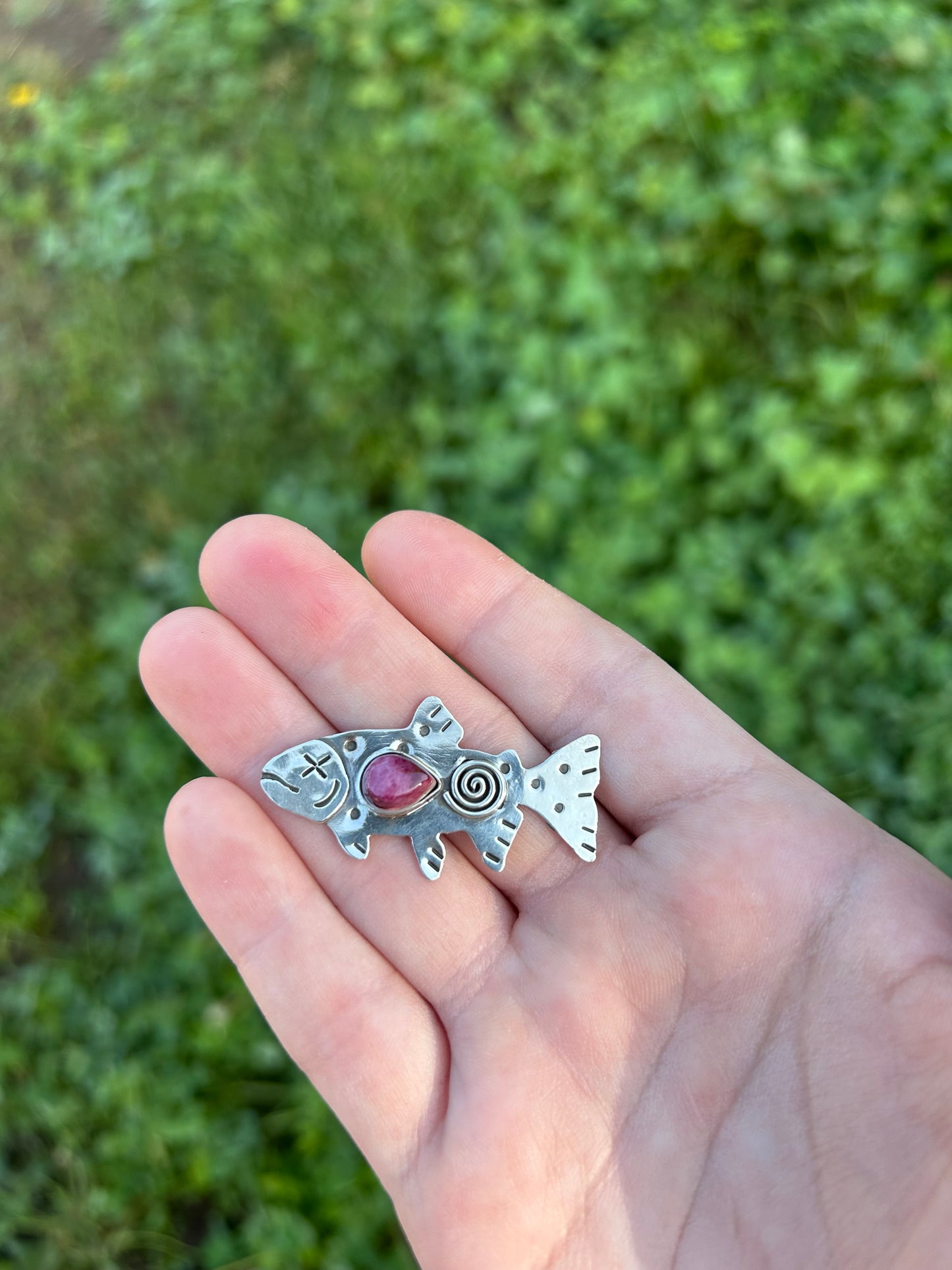 Funky Spiral Dead Trout Made to Size Ring