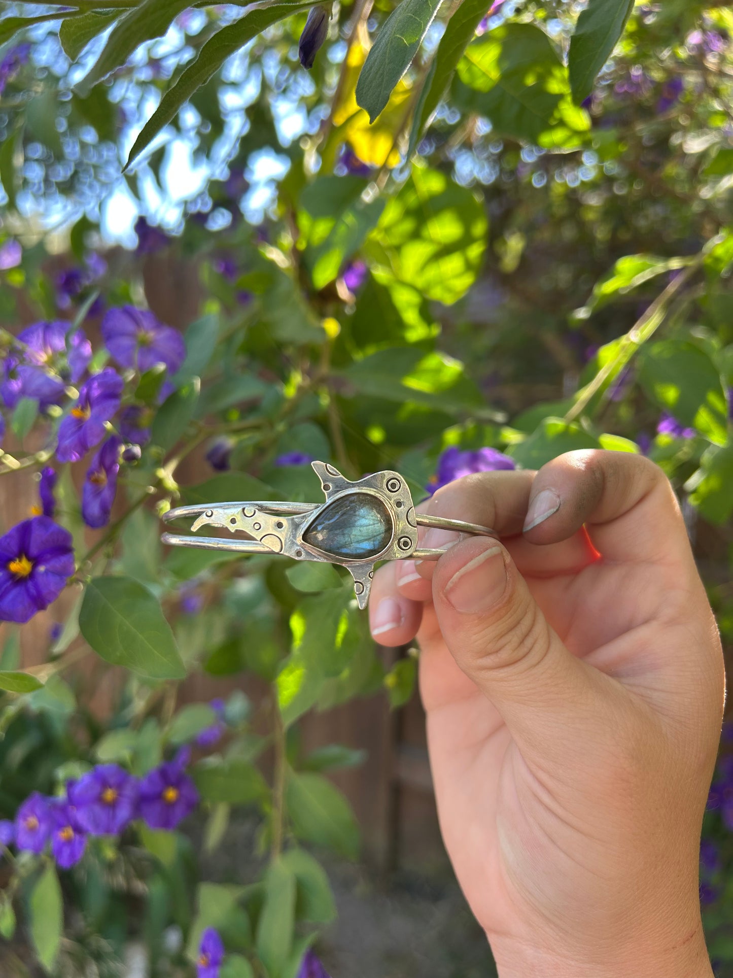 Labradorite Whale Shark Cuff