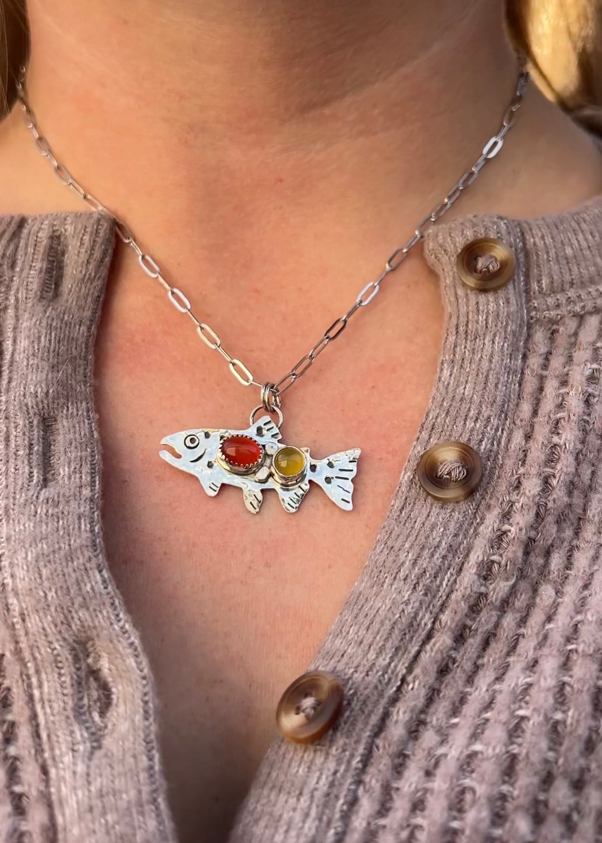 Trout Necklace