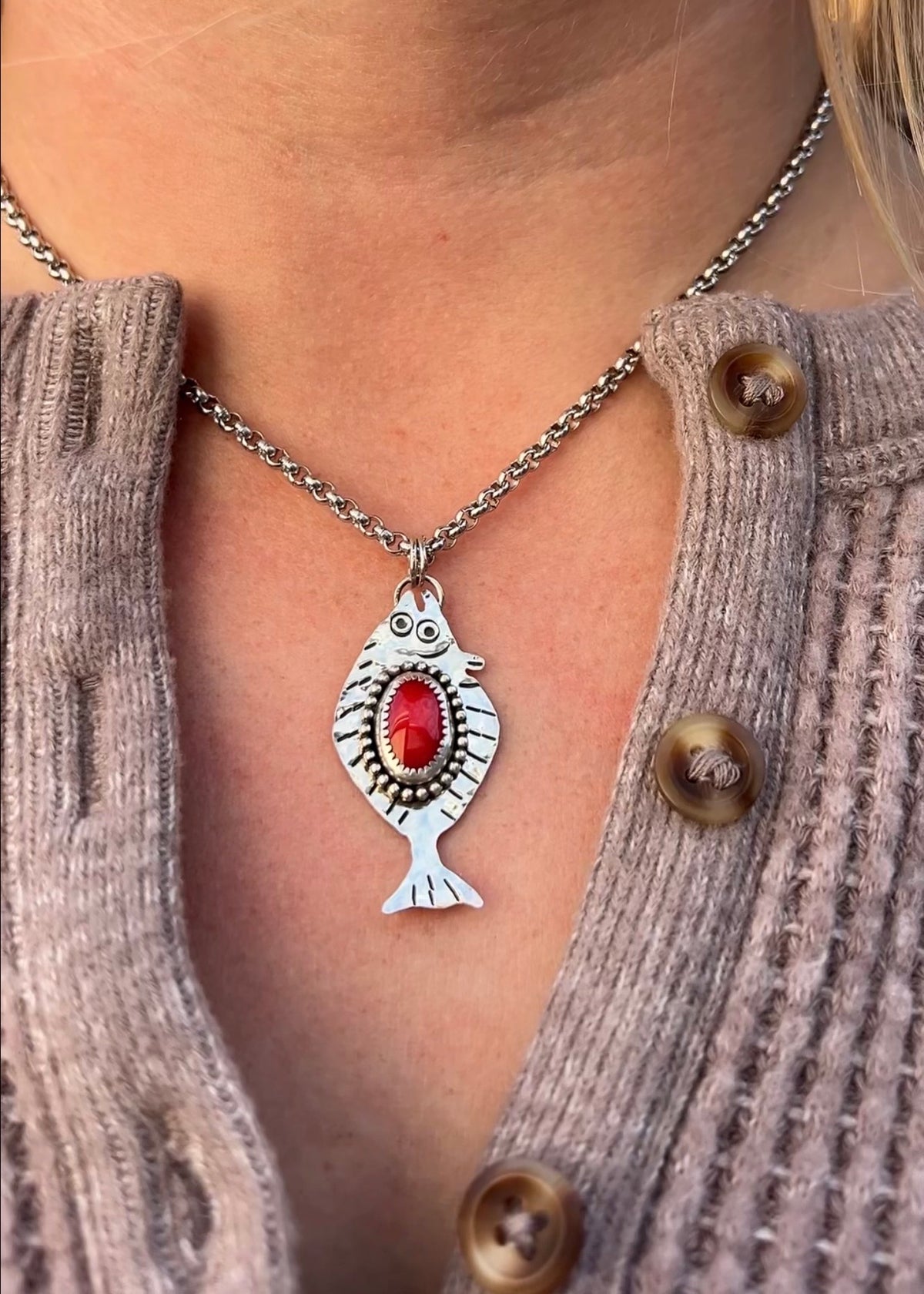 Halibut Necklace