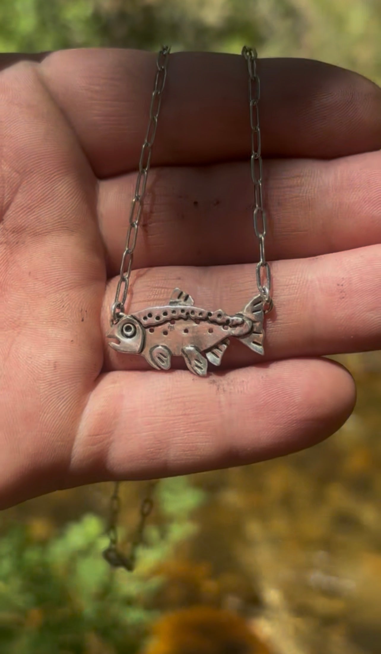 Simple Trout Necklace