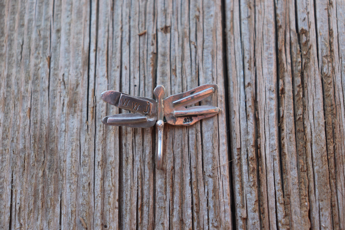 Larimar Dragonfly Hat Clip (Baseball Cap)