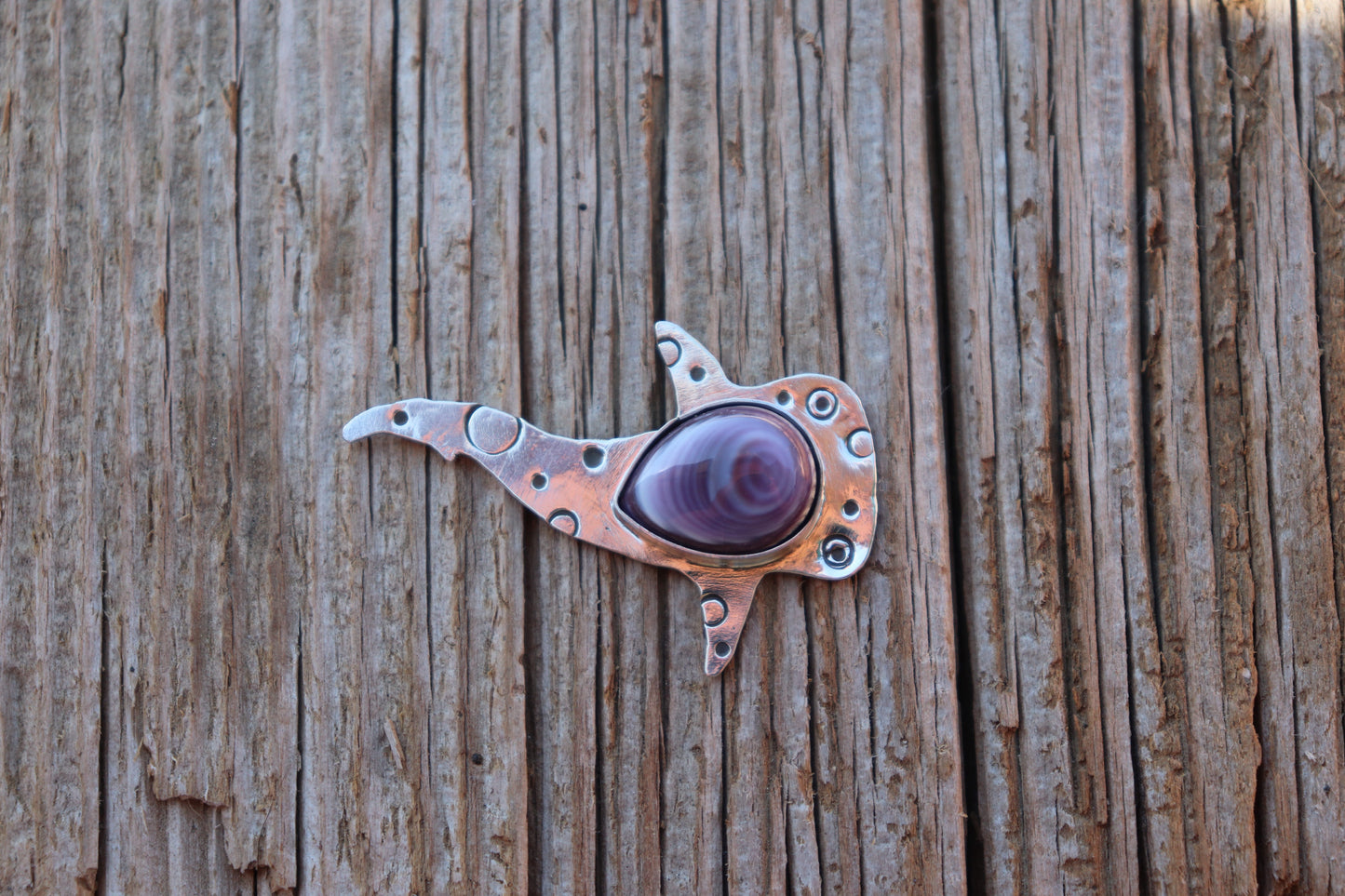 Wampum Quahog Shell Whale Shark Ring Made to Size