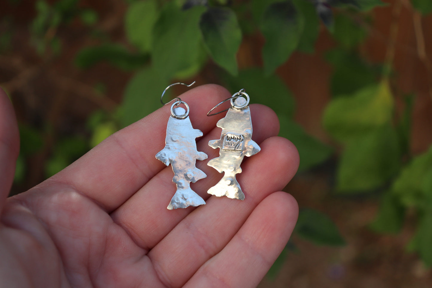 Amethyst Trout Earrings