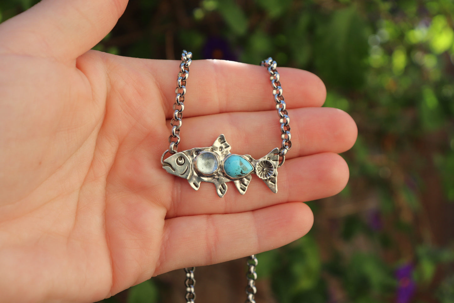 Trout Flower Necklace
