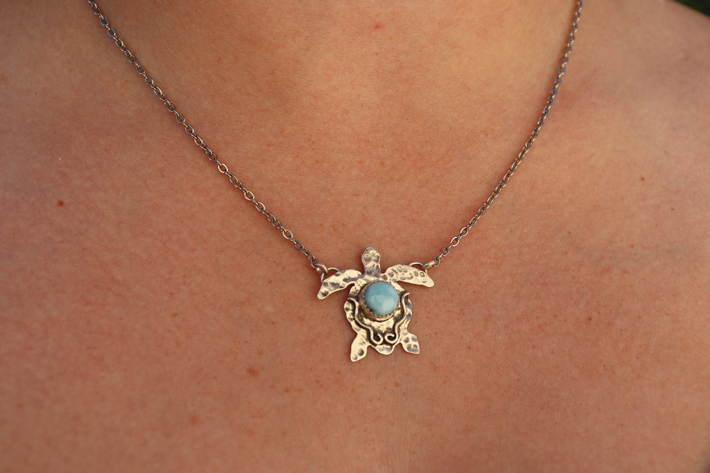 Whimsical Turtle Necklace
