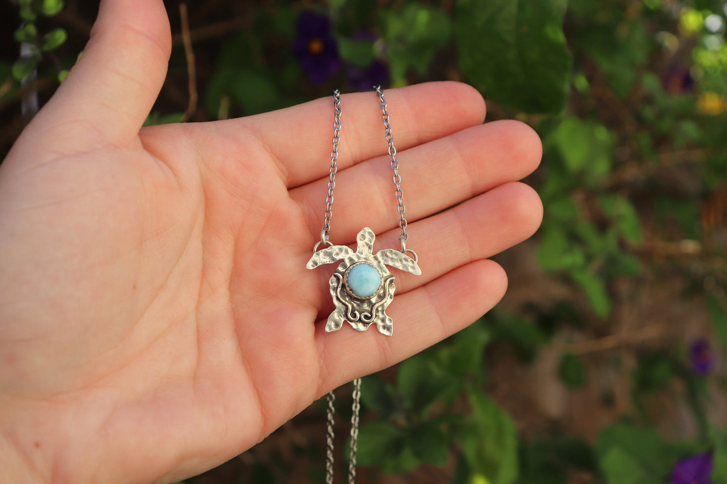 Whimsical Turtle Necklace
