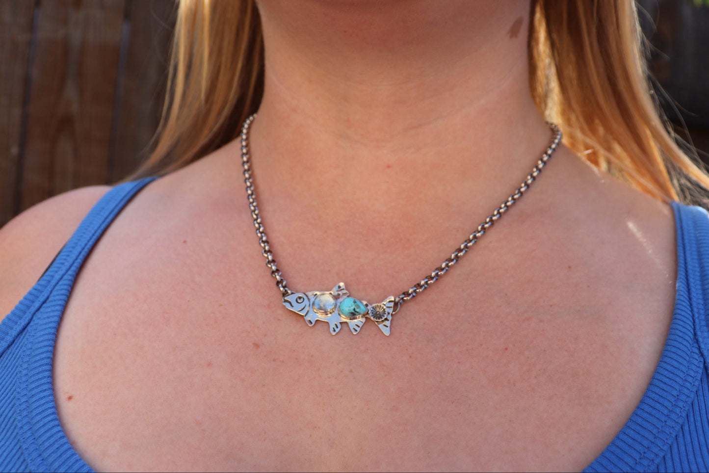 Trout Flower Necklace