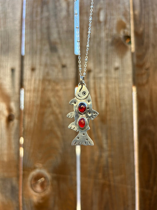 Trout Stacker Necklace