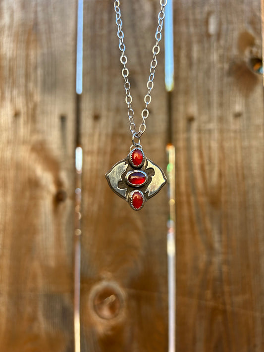 Multi Stone Trout Necklace