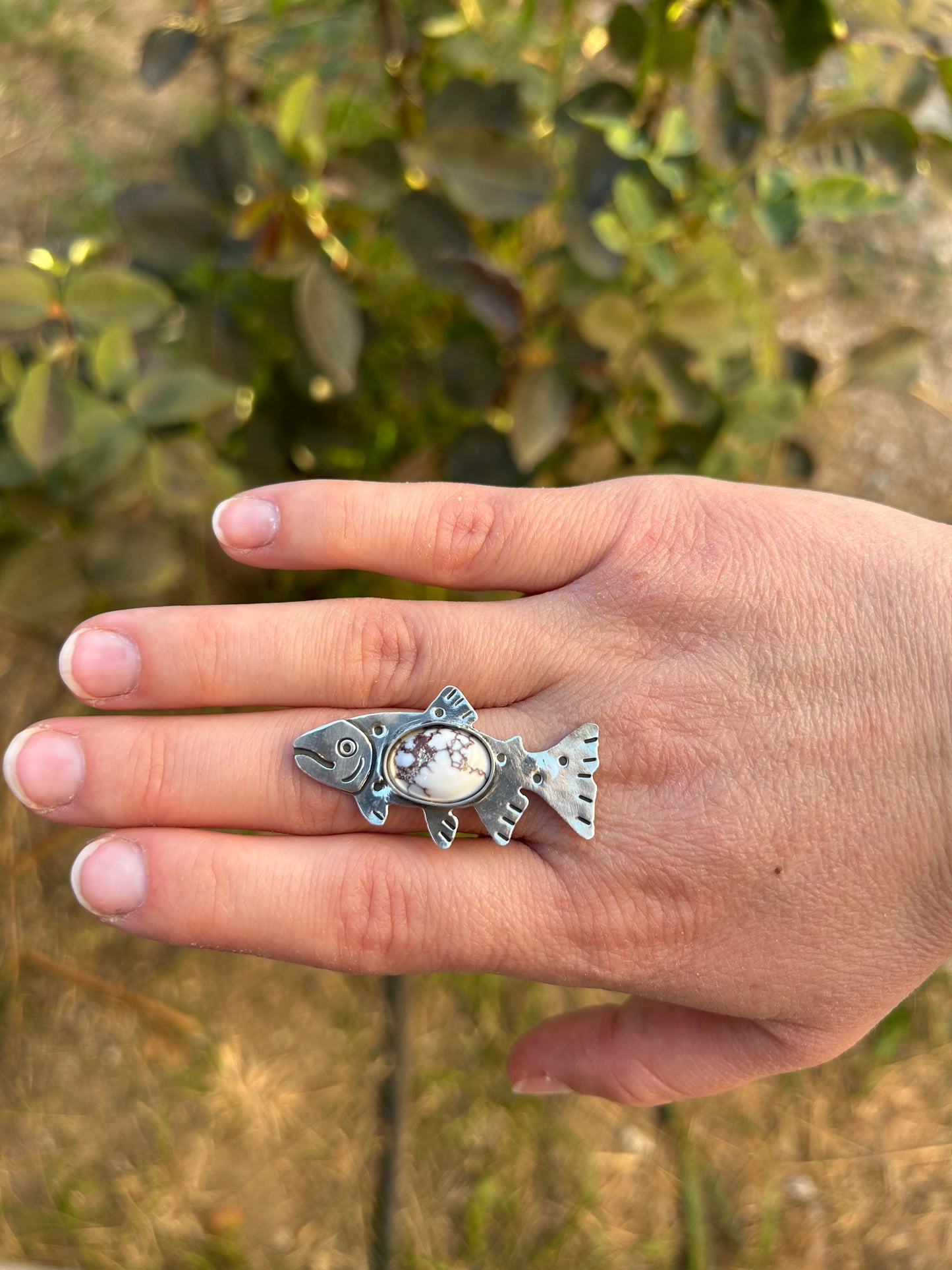 Made to Size Jasper Trout Ring