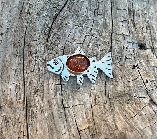 Sun stone Trout Made to Size Ring