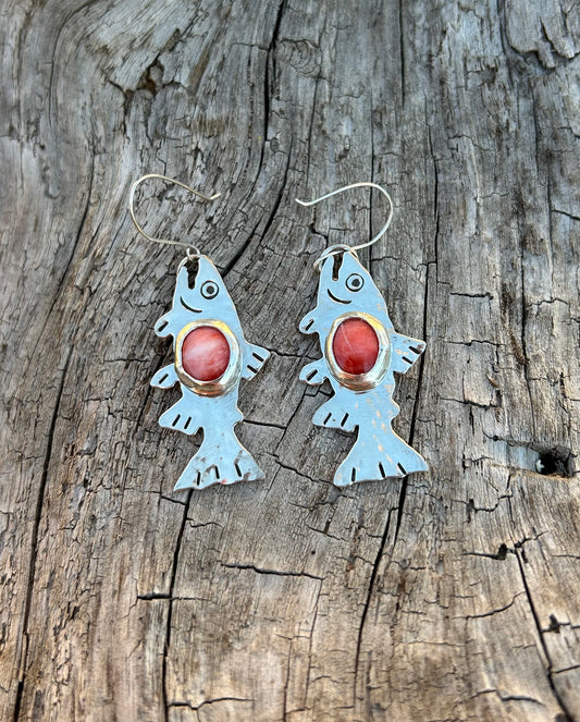 Spiny Oyster Trout Earrings