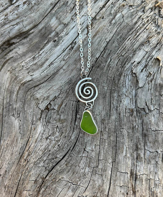 Spiral Charm Necklace