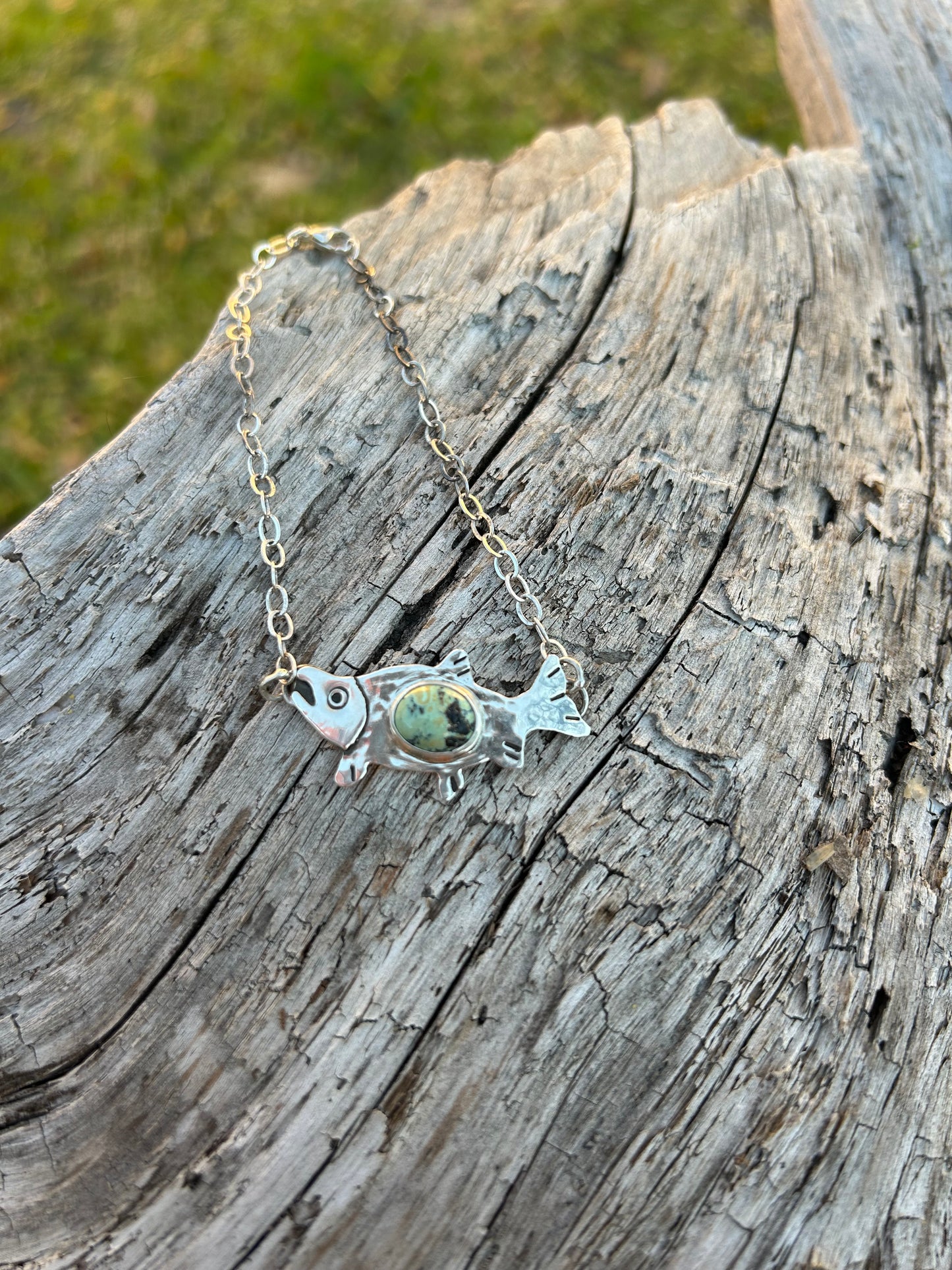 New Lander Turquoise Salmon Bracelet