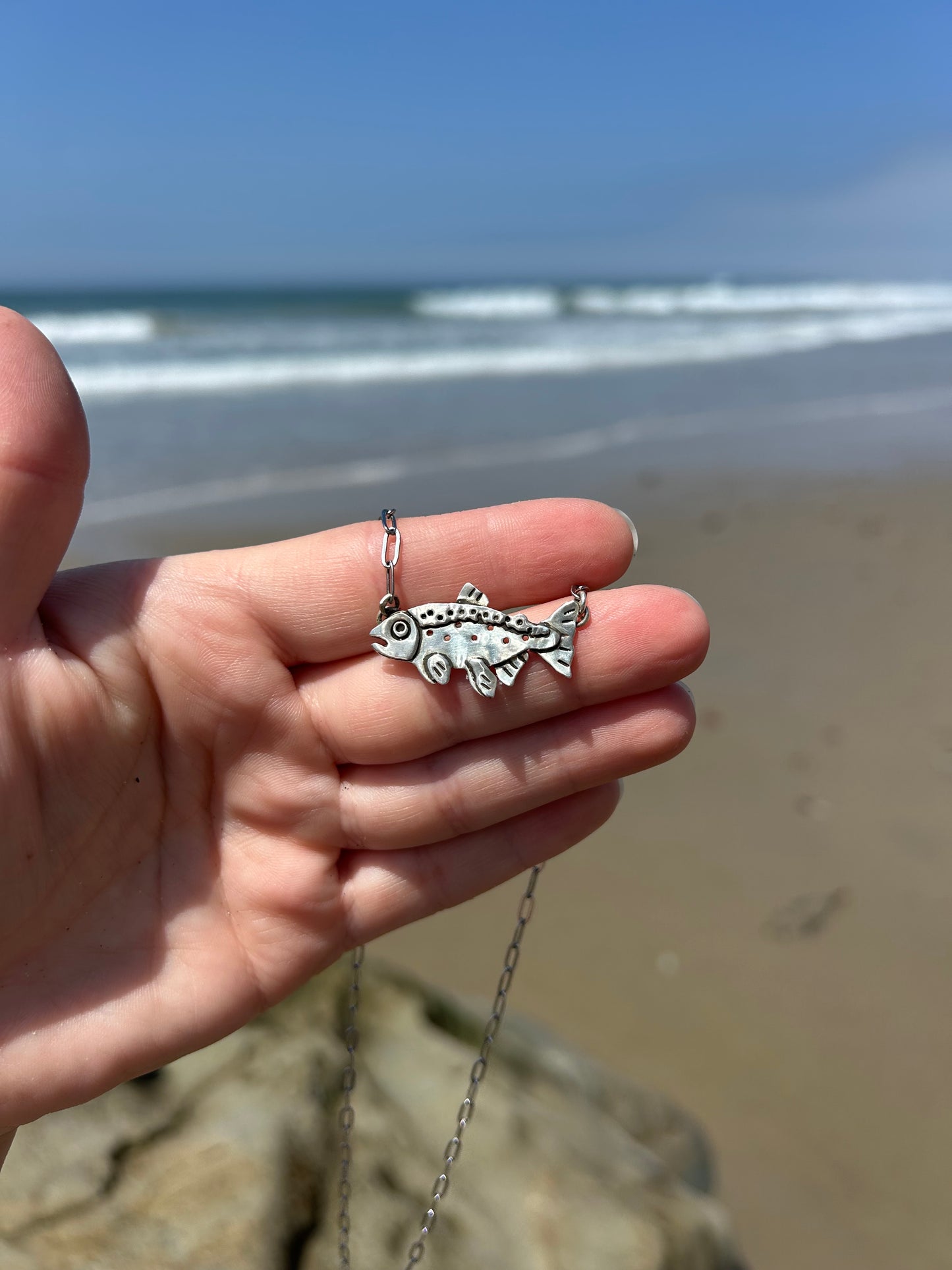 Simple Trout Necklace